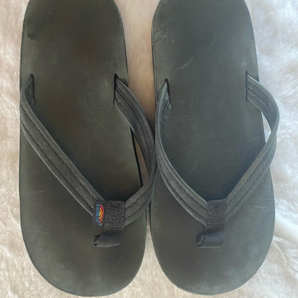 Rainbow Sandals Kids Black Size 1